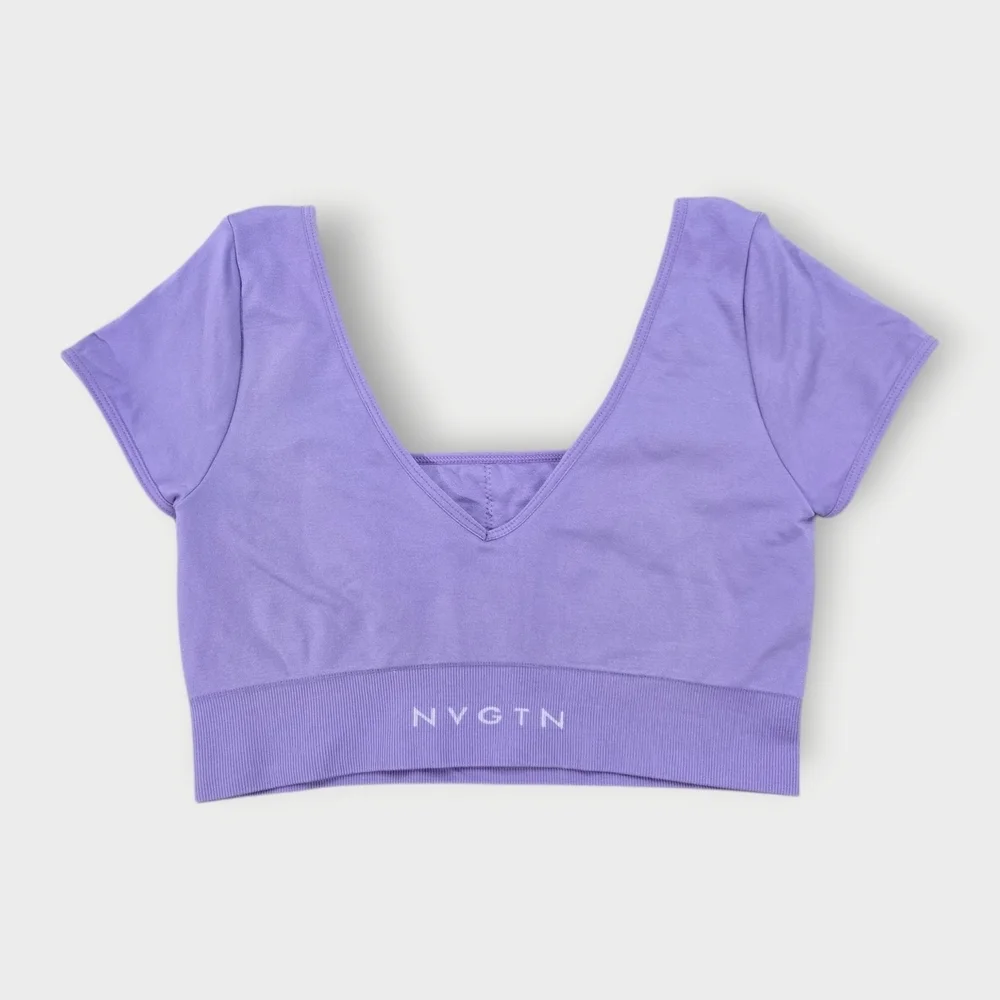 NVGTN Serene Seamless Bra Spandex Top Woman Fitness Elastic Breathable M